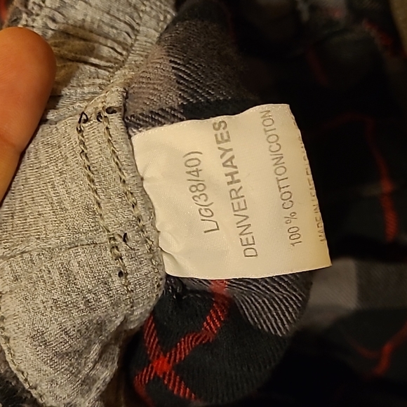 Drawstring plaid pajama pants - Picture 2 of 2